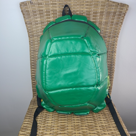Teenage Mutant Ninja Turtles Green Turtle Shell Hooded Backpack - Picture 1 of 16